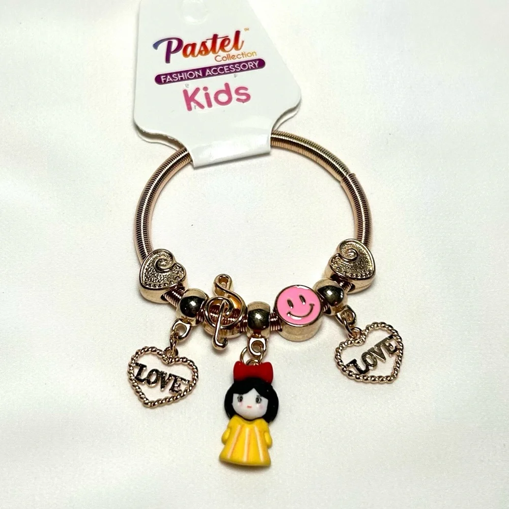 Princess Themed Kids Stretch bracelets.  New: Pick your Princess!